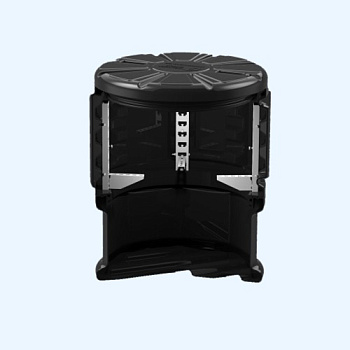 КН 780М/1000 с крышкой D 780 мм Полимер Пластиковый колодец с подготовкой к установке кабельных стоек